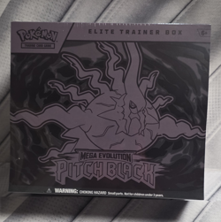 Pokemon TCG Elite Trainer Box Mega Evolution—Pitch Black Promo Zarude 40ct - Image 1
