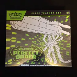 Pokemon TCG Elite Trainer Box Mega Evolution Perfect Order 6+ - Image 1