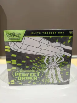 Pokemon TCG Mega Evolution Perfect Order ETB Elite Trainer Box - Image 1