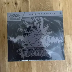 Pokemon TCG Elite Trainer Box Mega Evolution—Pitch Black Booster 65 Cards 2024 - Image 1