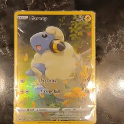 Pokemon TCG Mareep GG34/GG70 Holo Ultra Rare Galarian Gallery Crown Zenith - Image 1