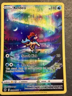 Pokemon TCG Keldeo GG07/GG70 Crown Zenith Galarian Gallery Holo Full Art - Image 1