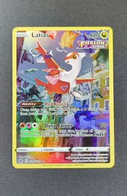 Pokemon TCG Latias GG20/GG70 Crown Zenith Galarian Gallery Holo Ultra Rare - Image 1