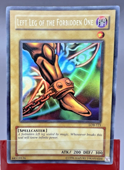 YU-GI-OH! LEFT LEG OF THE FORBIDDEN ONE LOB-121 ULTRA LP Vintage Exodia - Image 2