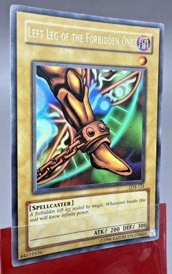 YU-GI-OH! LEFT LEG OF THE FORBIDDEN ONE LOB-121 ULTRA LP Vintage Exodia - Image 4