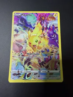 [NM] Pikachu 160/159 Secret Rare Crown Zenith Pokemon Holo Near Mint - Image 1