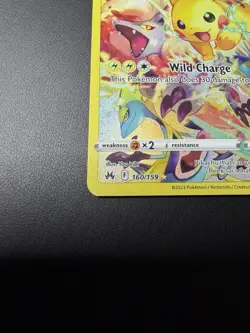 [NM] Pikachu 160/159 Secret Rare Crown Zenith Pokemon Holo Near Mint - Image 5