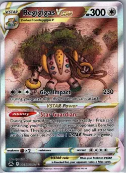 Regigigas VSTAR GG55/GG70 Crown Zenith: Galarian Gallery - Pokemon Card - NM - Image 1