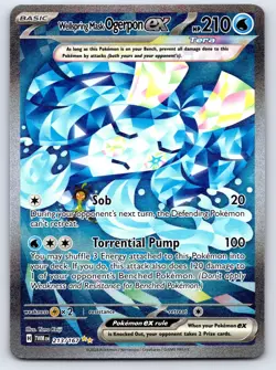 Pokemon TCG Wellspring Mask Ogerpon ex SIR SV06: Twilight Masquerade 213/167 NM - Image 1