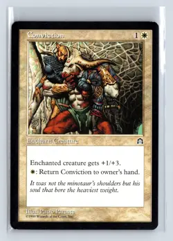CONVICTION - MTG Magic the Gathering Card - Stronghold - Common - Image 1