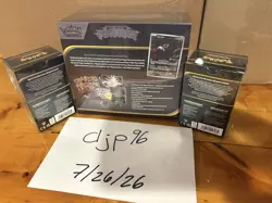 Pokemon Center US Pitch Black Elite Trainer Box (ETB) And 2 x Booster Bundles - Image 3