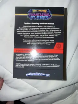 Pokemon TCG Mega Evolution Phantasmal Flames Booster Bundles New Sealed 6 Packs - Image 5