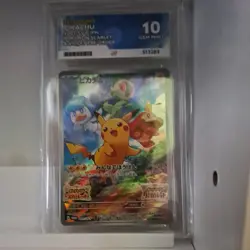 Pikachu 001/SV-P Scarlet/Violet Pre-Order Full Art Japanese Pokemon Card ACE 10 - Image 1