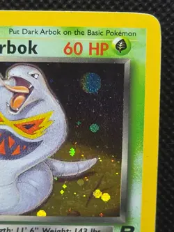 Pokemon Card - Dark Arbok 2/82 Unlimited Holo Rare - Team Rocket WOTC - MP2 - Image 4