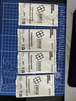 1 x Gundam Card Game Championship Participation Prize Pack 01 - Image 2