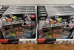 11 Pokemon Scarlet & Violet Black Bolt & White Flare Poster Collection Sealed - Image 1
