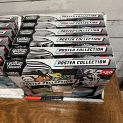 11 Pokemon Scarlet & Violet Black Bolt & White Flare Poster Collection Sealed - Image 2