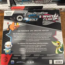 11 Pokemon Scarlet & Violet Black Bolt & White Flare Poster Collection Sealed - Image 5