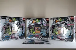 3x Pokemon Black Bolt White Flare Poster Collection Boxes Factory Sealed NEW - Image 1