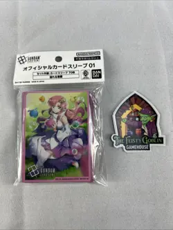 Bandai Gundam Card Game Official Card Sleeves 01 Overflowing Affection 70pcs - Image 1