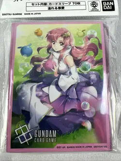 Bandai Gundam Card Game Official Card Sleeves 01 Overflowing Affection 70pcs - Image 5