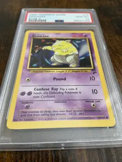 Pokemon TCG 2000 Base Set 2 Drowzee 73/130 PSA 10 Unlimited Regular English - Image 4