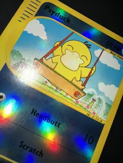 2002 Psyduck 104/147 Aquapolis Reverse Holo Vintage Pokemon E-Reader NM - Image 4