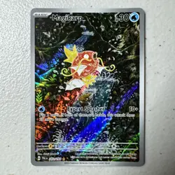 Pokemon TCG Magikarp Holo Illustration Rare Card Paldea Evolved 203/193 - Image 1