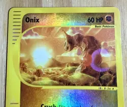 Onix 98/147 Aquapolis Reverse Holo Common English NM/M Vintage 2003 Pokemon TCG - Image 2
