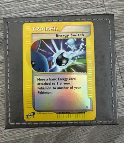 Nintendo Energy Switch 120/147 Aquapolis Holo Trainer English Pokemon TCG 2002 - Image 1