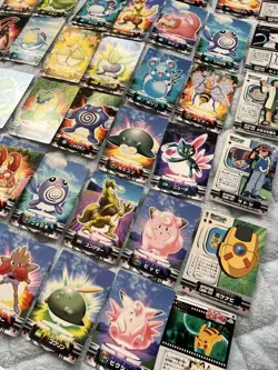 Set 54 Jirachi Rayquaza Pokemon Carddass Zukan Card Vintage Nintendo Japanese - Image 4