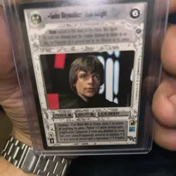 Star Wars CCG Luke Skywalker Jedi Knight Card Death Star II - Image 1