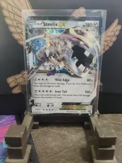 Pokemon TCG Steelix EX Ultra Rare Holo Card 67/114 XY Steam Siege NM - Image 1