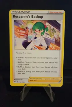 Pokemon: Brilliant Stars - Roseanne's Backup 148/172 - Miscut Error Card - Image 1