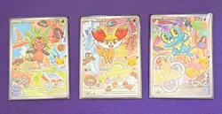 Pokemon TCG First Partner series 3 Lot x3 Chespin Fennekin Froakie Gen 6 - Image 1