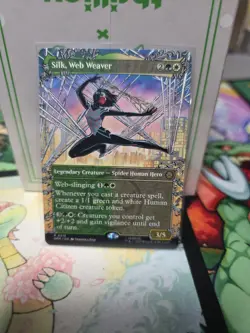 Silk, Web Weaver SHOWCASE #215 NM/M MTG Spiderman Magic Card - Image 1