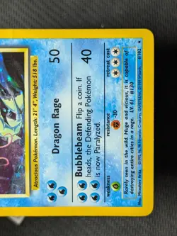 Gyarados 6/102 - Base Set Unlimited Holo Rare Pokemon TCG DMG - Image 5