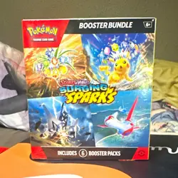 Pokemon TCG Surging Sparks Booster Bundle - 6 Packs - Image 1