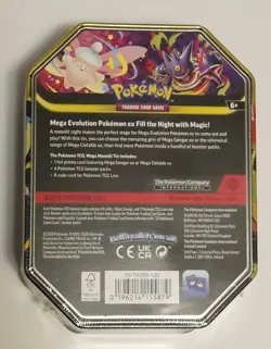 Pokemon TCG Mega Moonlight Tin Mega Gengar ex Factory Sealed New In Hand AU - Image 2