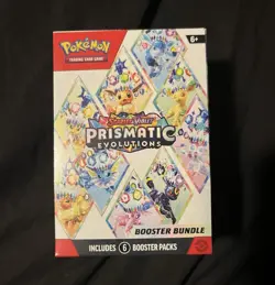 Pokemon TCG Prismatic Evolutions Booster Bundle Box 6 Packs English Eevee - Image 1