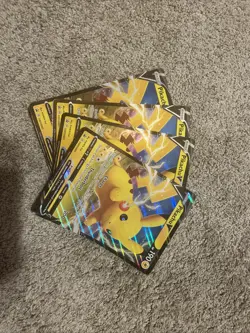 *4* Pikachu V Jumbo card swsh061 - Image 1
