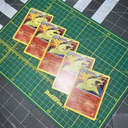 5 x Pokemon TCG Typhlosion Breakthrough 20/162 Reverse Holo Holo Rare - Image 1