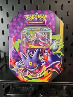 Pokemon TCG: Mega Mega Moonlit Tin Mega Gengar Ex Promo | Factory Sealed - Image 1