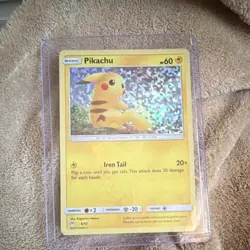 McDonald's Pikachu 6/12 Pokemon TCG McDonald's 2019 Holo Promo Basic English - Image 1