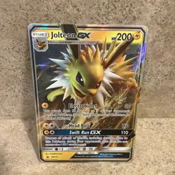 Jolteon GX - SM173 - Black Star Sun & Moon Promo Holo - Pokemon TCG 2019 - LP - Image 2