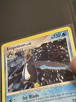 Pokemon TCG Empoleon 4/130 Diamond & Pearl Holo Rare 130 HP English 2007 - Image 3