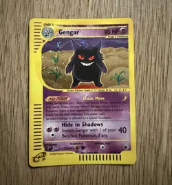 The Pokemon Company Gengar 013/165 Expedition Base Set Holo Rare 90 HP 2002 EN - Image 1
