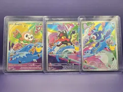 First Partner Illustration Collection Series 1 Gen 7 Alola Starters Pokemon TCG - Image 1