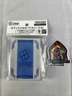Gundam Card Game Official Card Sleeve 01 Logo Design 70pcs Bandai Japan - Image 1