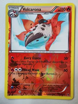 Pokemon Card Tcg Volcarona 21/101 Noble Victories Reverse Holo Near Mint Rare - Image 1